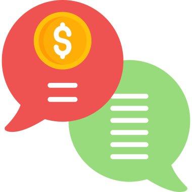 konuşma kabarcığı vektörü simgesi