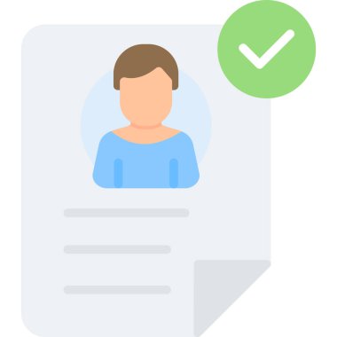 Hesap düz vektör simgesi