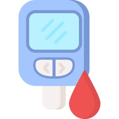 Kan damlası. Basit resimleme