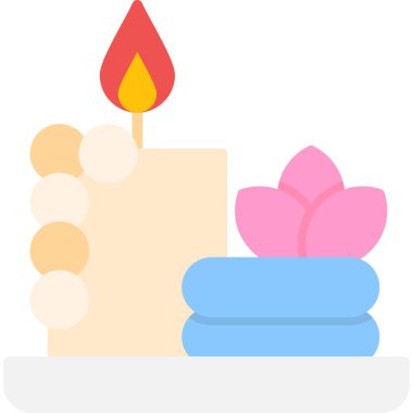 Spa merkezi. vektör illüstrasyonu