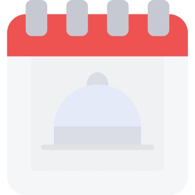 Takvim simgesi vektör illüstrasyonu