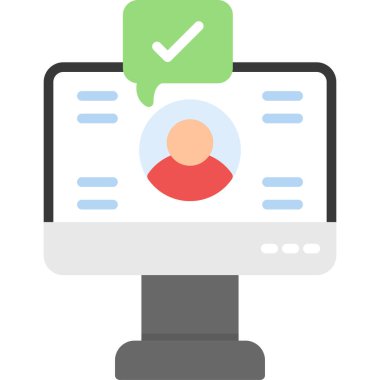 Nlp Vektör İllüstrasyonu, Basit Simge