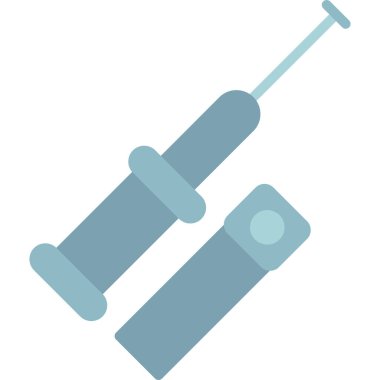 Şırınga ikonu vektör çizimi