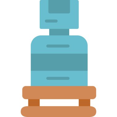 robot. Web simgesi basit illüstrasyon