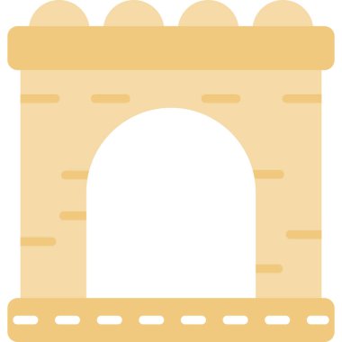 Bir duvarın vektör illüstrasyonu