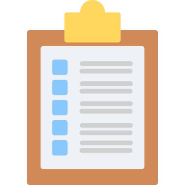 Kontrol listesi Pano vektör simgesi