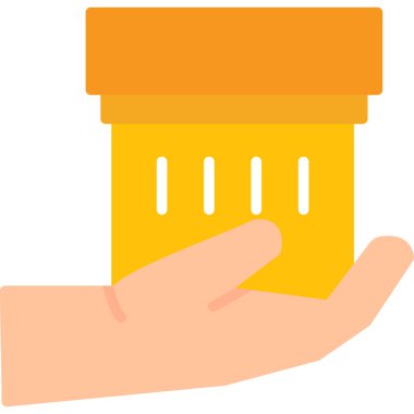 Bir şişe evle el ele.