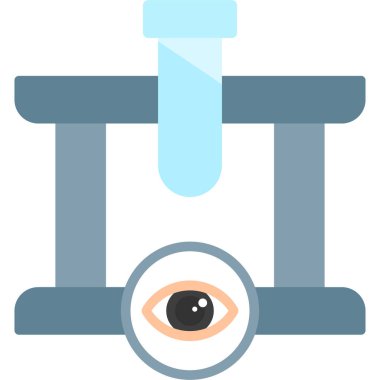 Göz simgesi. Göz vektör çizimi. Göz vektörü illüstrasyonu