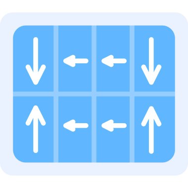 ok simgesi vektör illüstrasyonu