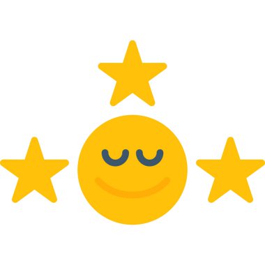 Yıldız simgesi vektör çizim tasarım