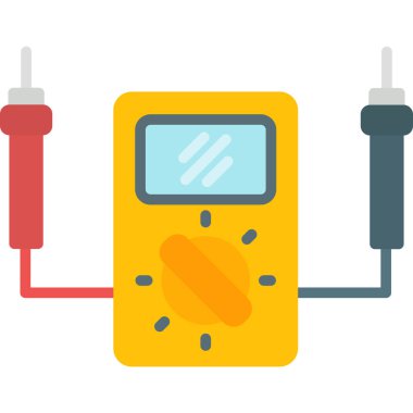 elektrik pil ikonu vektör illüstrasyonu