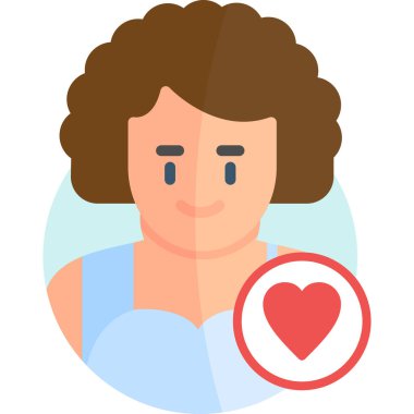 Ellerinde bir kadın olan bir kalp