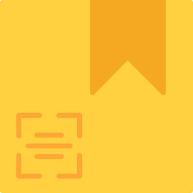 İleti düz vektör simgesi