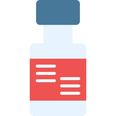 tıbbi ve sağlık renkli vektör simgesi.