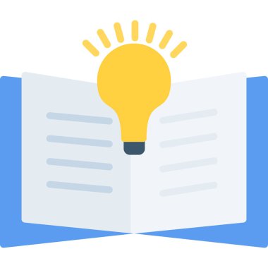 Bir fikrim var. Web simgesi basit illüstrasyon