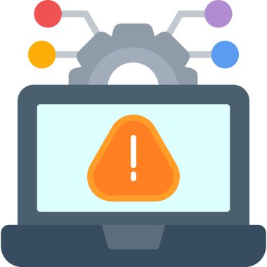 İnternet güvenlik simgesi basit vektör illüstrasyonu