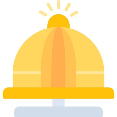 Şapka. Web simgesi basit illüstrasyon