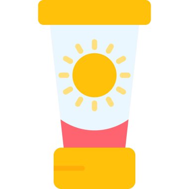 web ve mobil uygulaması tasarımı, güneş logo kavramı için beyaz arka plan üzerinde izole güneş simge vektör