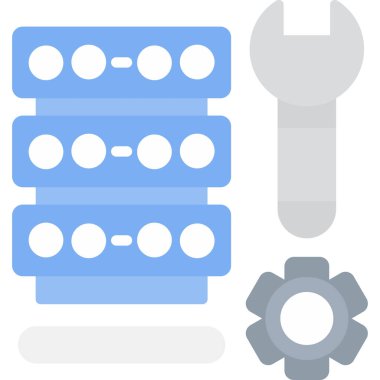 veritabanı sunucu simgesini düz biçiminde ayarlıyor