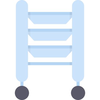 Sandalye. Web simgesi basit illüstrasyon