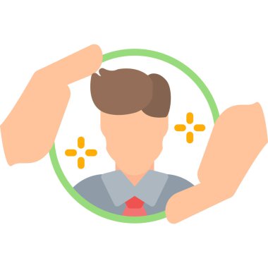 iş simgesi vektör illüstrasyonu