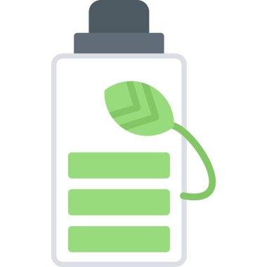 düz dizaynlı pil şarj simgesi