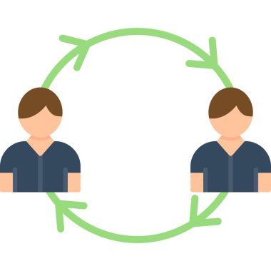 İş adamları vektör illüstrasyonu