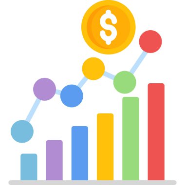 İş grafiği vektör çizim