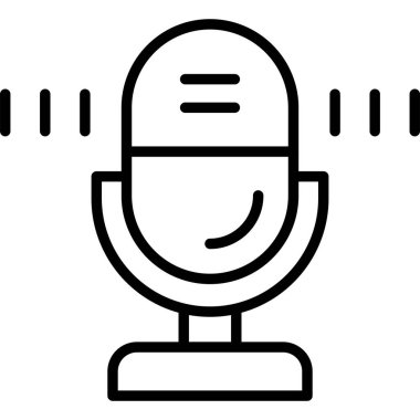 Podcast mikrofon simgesi, özet biçimi