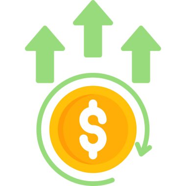 Dolar takası. Web simgesi