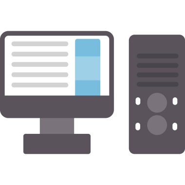 bilgisayar simgesi vektör illüstrasyonu