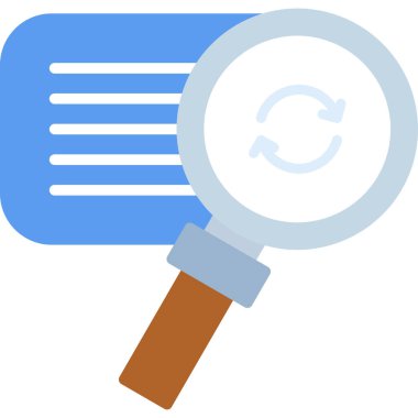 Arama simgesini düz biçiminde bul