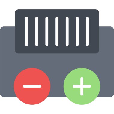 pil şarj simgesi doldurulmuş dış hat biçimi