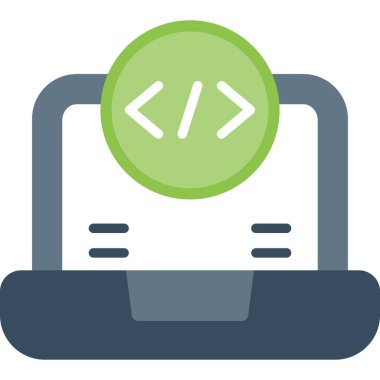 Web geliştirme vektör simgesi