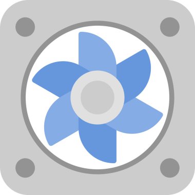 Çiçek Düz Vektör Simgesi