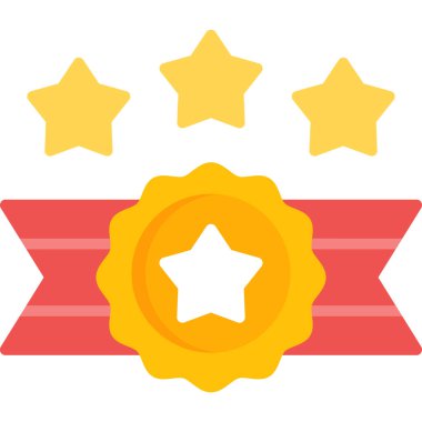 ödül ödül ikonu düz stil