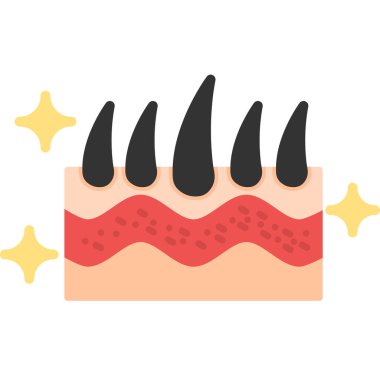 Tırnak cilası ikon vektör illüstrasyonu.