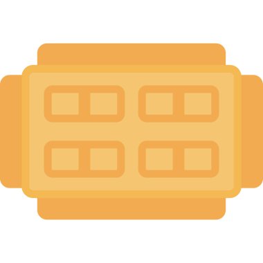 ekmek fırını simgesi düz stil