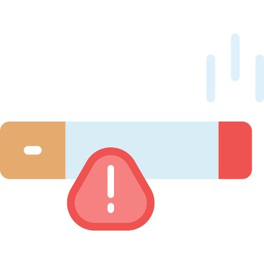 Düz biçimli uyarı ünlem simgesi