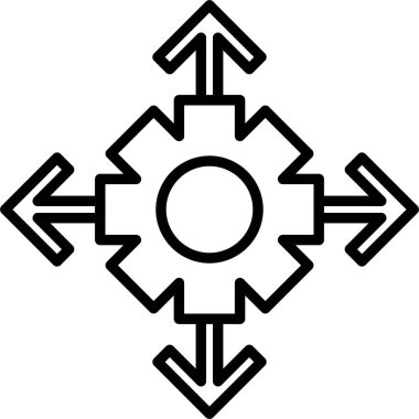 devre kartı simgesi, vektör illüstrasyonu