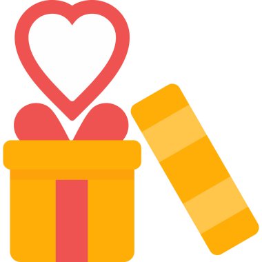 hediye kutusu vektör simgesi