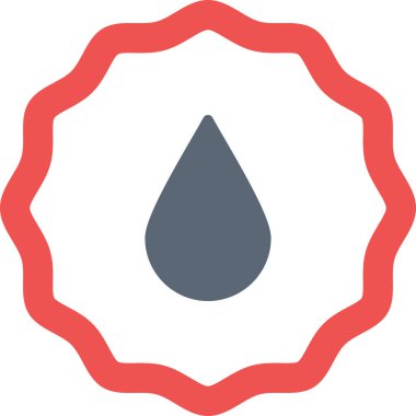 Su damlası. Web simgesi