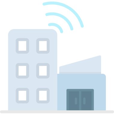 Kablosuz. Web simgesi basit illüstrasyon