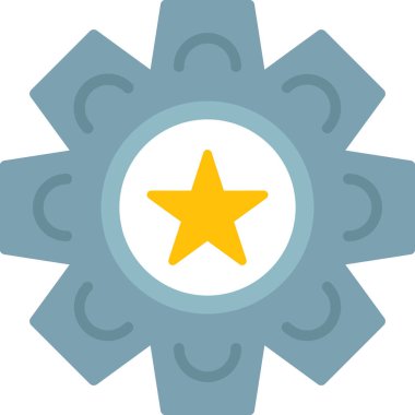 yıldız simgesi, vektör illüstrasyon tasarımı