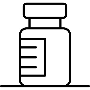 şişe simgesi vektör illüstrasyonu