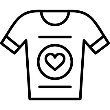 Kalp. Web simgesi basit tasarım