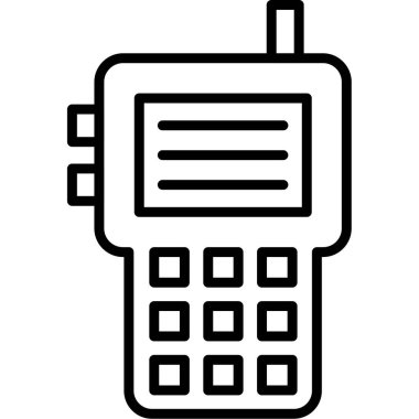 Telefon simgesi vektör illüstrasyonu