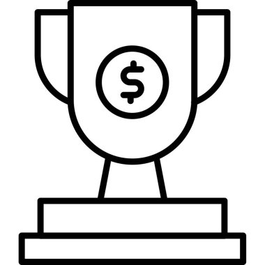 Para için. Web simgesi basit illüstrasyon