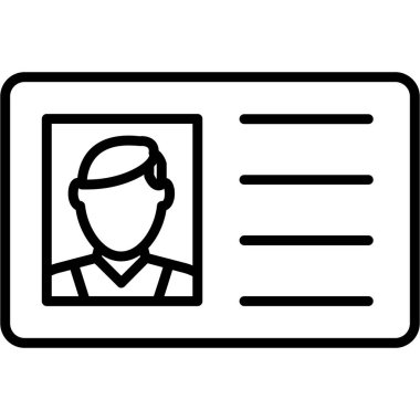 Kimlik kartı simgesi, özet biçimi