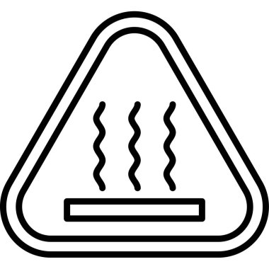 tehlike simgesi, vektör illüstrasyonu